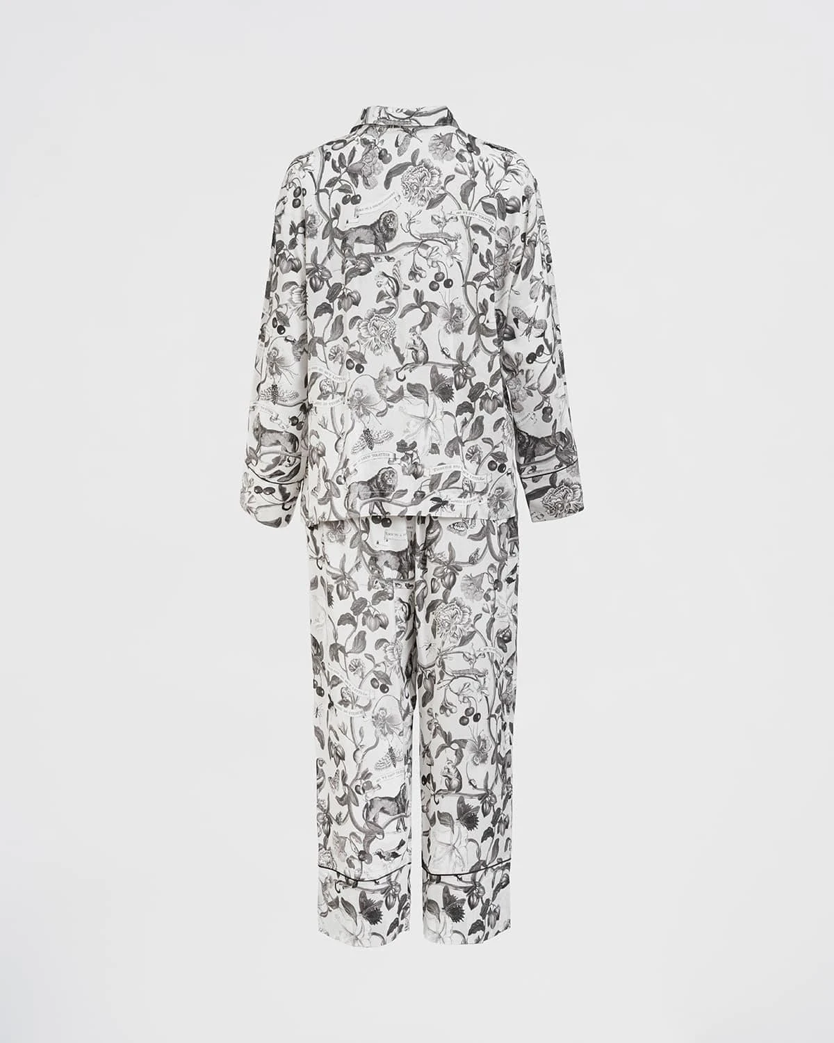 Tree Of Life Monochrome Long Pyjamas 4 Tree Of Life Monochrome Long Pyjamas - Image 4