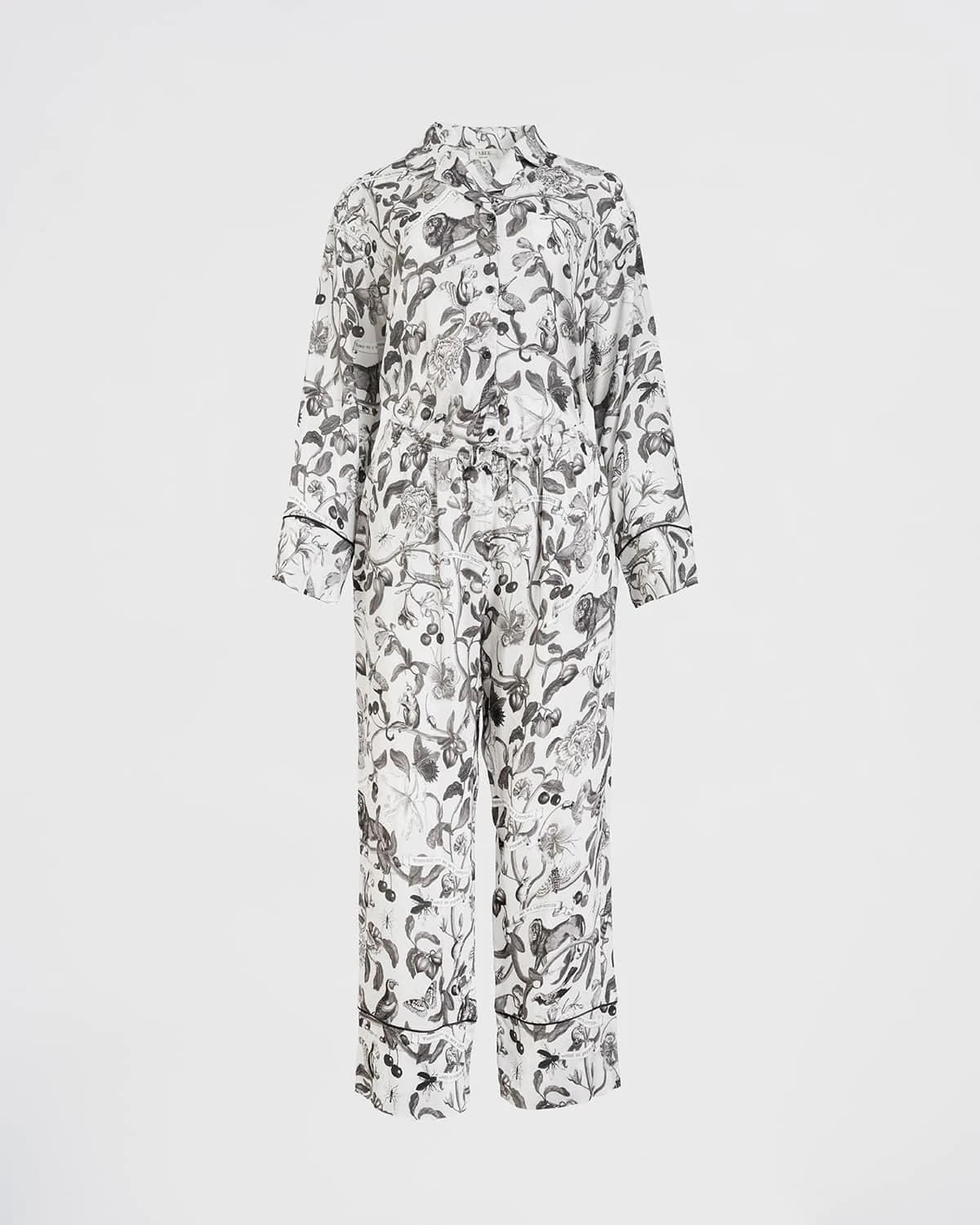 Tree Of Life Monochrome Long Pyjamas 5 Tree Of Life Monochrome Long Pyjamas - Image 5
