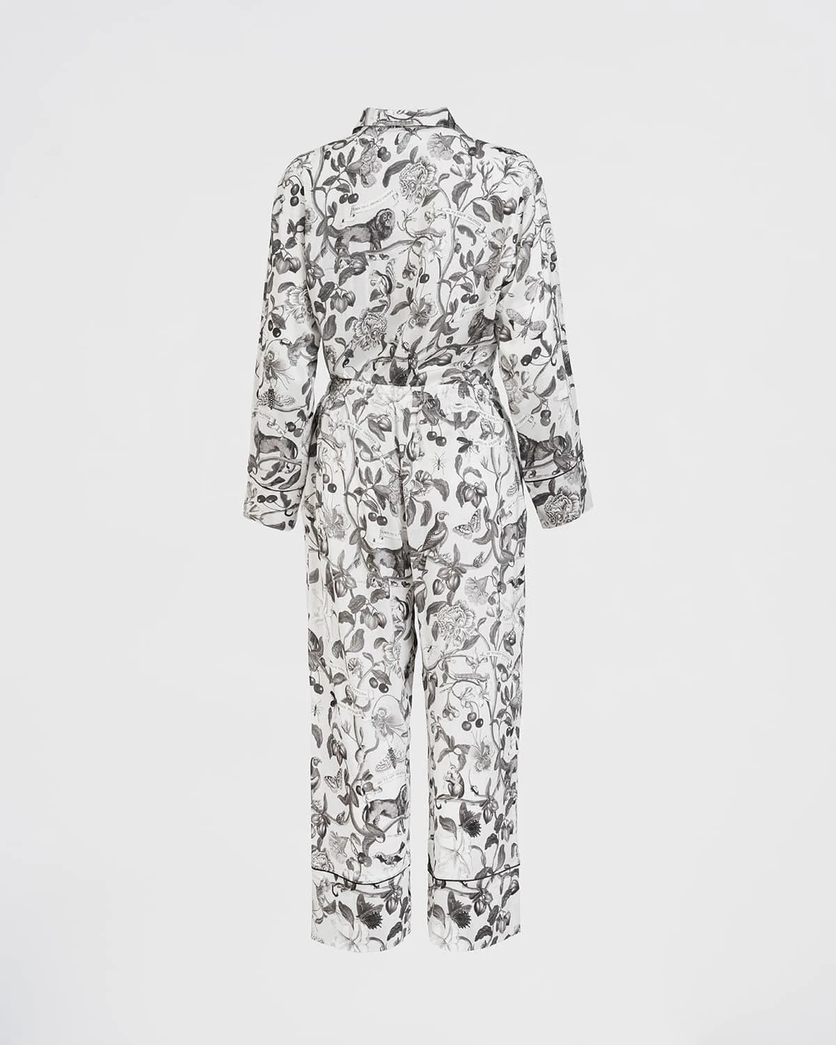 Tree Of Life Monochrome Long Pyjamas 6 Tree Of Life Monochrome Long Pyjamas - Image 6