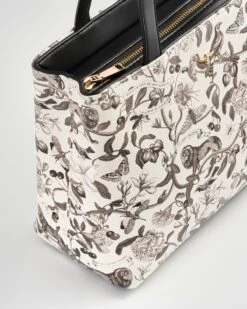 Tree Of Life Monochrome Small Tote - Black/White 11 Tree Of Life Monochrome Small Tote - Black/White -Jewellery Store tree of life monochrome small tote black white by fable england 40690260377844