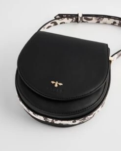 Tree Of Life Saddle Bag - Black -Jewellery Store tree of life saddle bag black by fable england 40690268012788