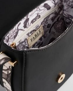 Tree Of Life Saddle Bag - Black -Jewellery Store tree of life saddle bag black by fable england 40690268766452