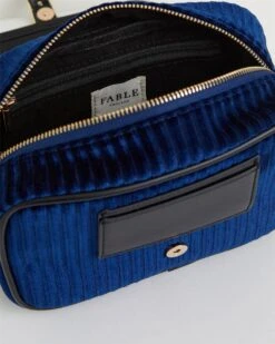 Vivianne Velvet Camera Bag - Sapphire Blue 9 Vivianne Velvet Camera Bag - Sapphire Blue -Jewellery Store vivianne velvet camera bag sapphire blue by fable england 40296582840564