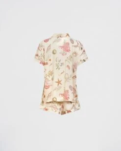 Whispering Sands Lotus Pink Short Pyjamas -Jewellery Store whispering sands lotus pink short pyjamas by fable england 41229057294580