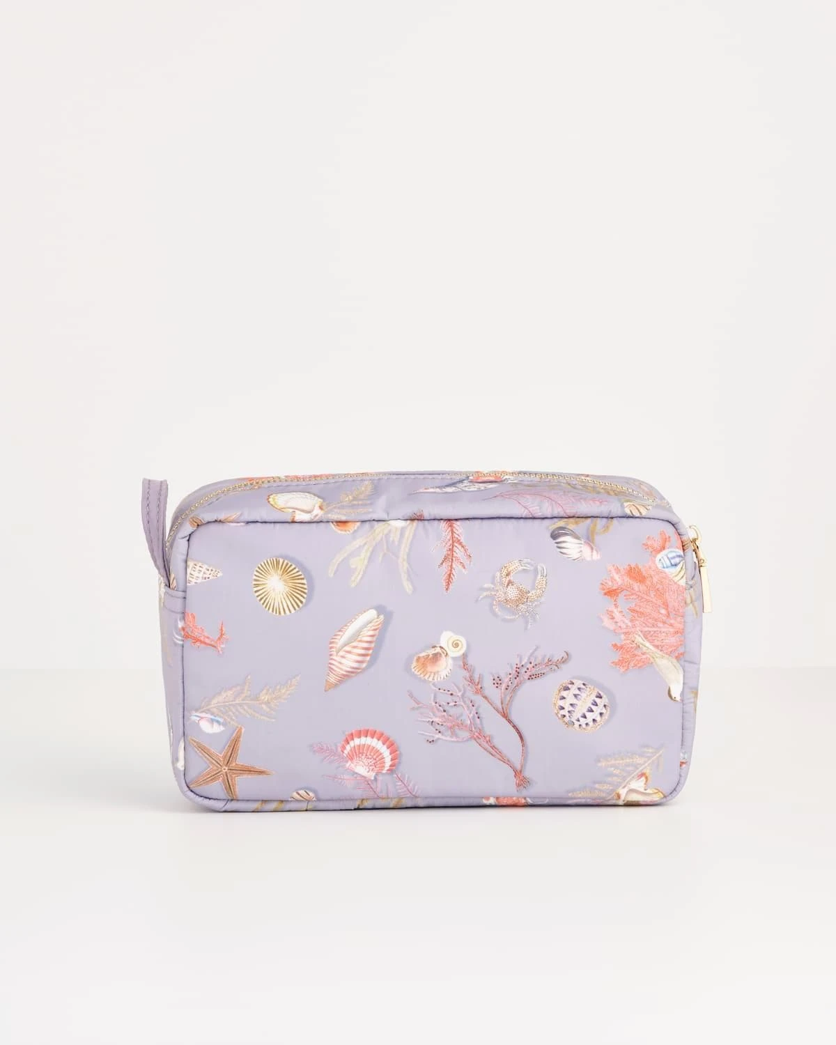 Whispering Sands Powder Blue Cosmetic Pouch 4 Whispering Sands Powder Blue Cosmetic Pouch - Image 4