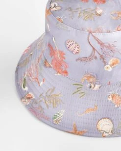 Whispering Sands Vintage Blue Bucket Hat -Jewellery Store whispering sands vintage blue bucket hat by fable england 41229070172404