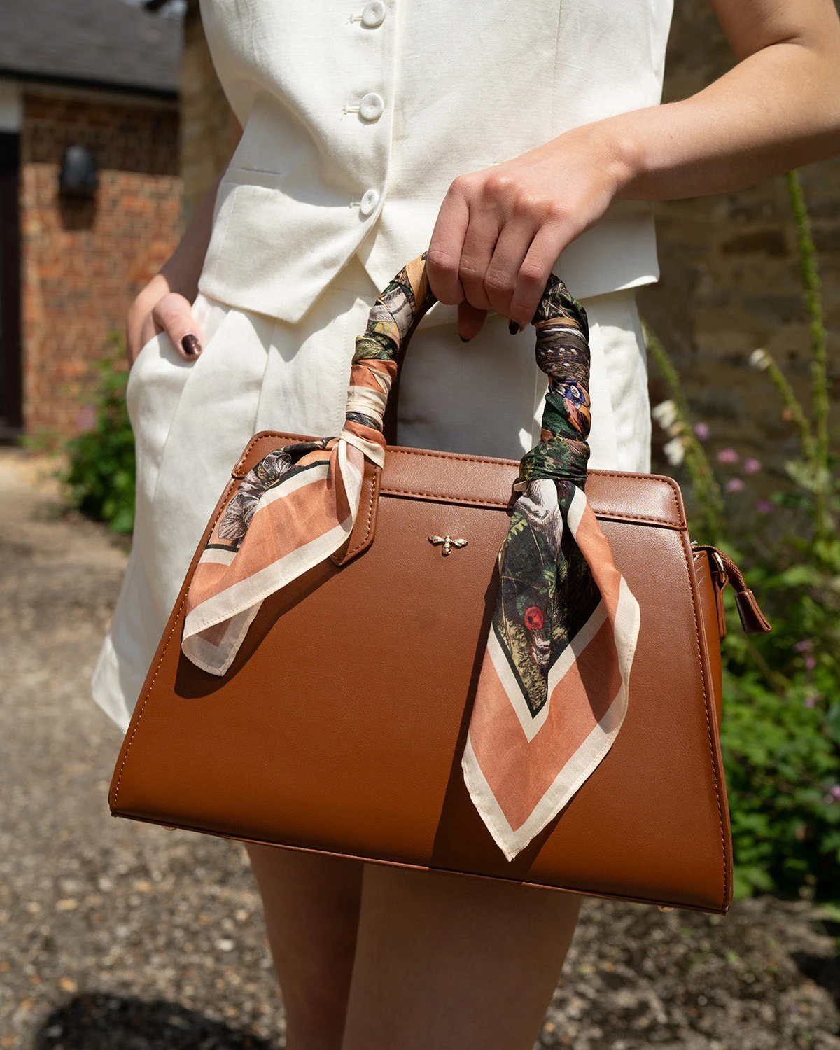 Morning Song Narrative Silk Blend Square Scarf 7 Morning Song Narrative Silk Blend Square Scarf - Image 7